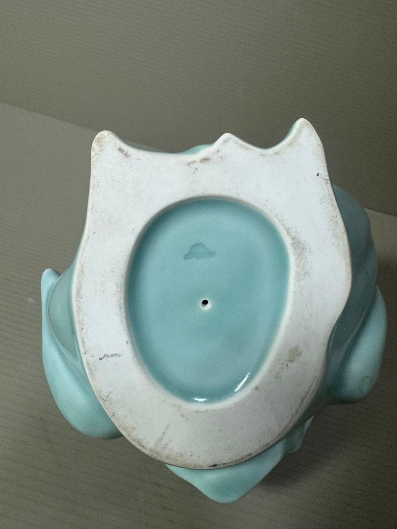 2139 深川製磁　青磁　カッパ　置物