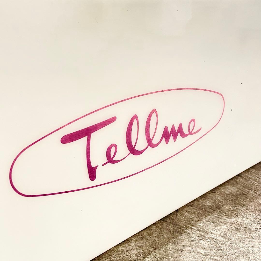 昭和レトロ テルミー化粧品 Tellme 看板 電飾 両面 当時物 広告