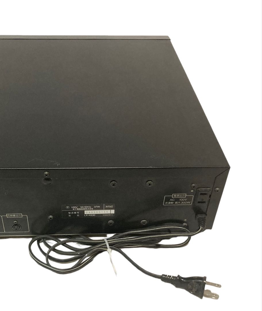 【動作品】Panasonic LX-K630 LDプレーヤー 純正リモコン付き