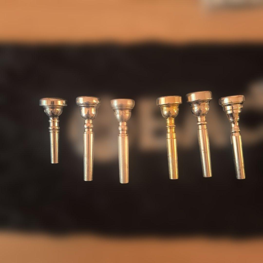 Bach トランペット 本体 銀メッキ　180ML37SP マウス７本等８