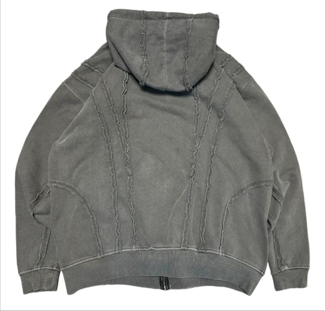 CHRONOIZM FRINGE ZIP HOODIE クロノイズム XL