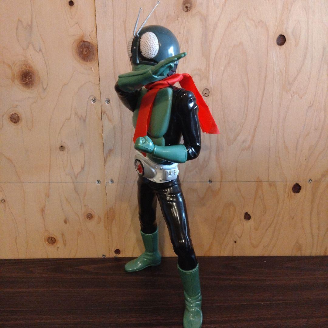 激レア 京本コレクション1 仮面ライダー旧1号 大型ソフビ