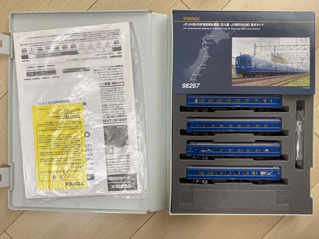 TOMIX JR 24系25形特急寝台客車　北斗星・JR東日本仕様　+ EF81