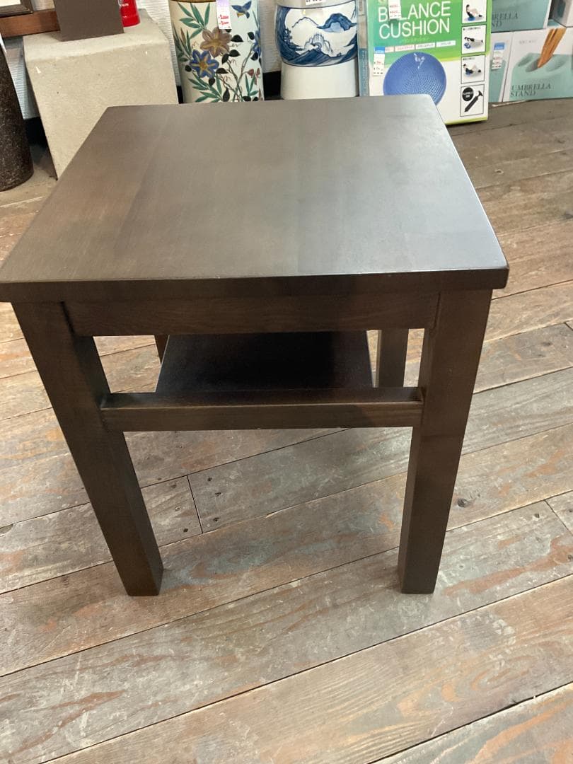 無印良品　MUJI　木製サイドテーブルベンチ　廃盤品