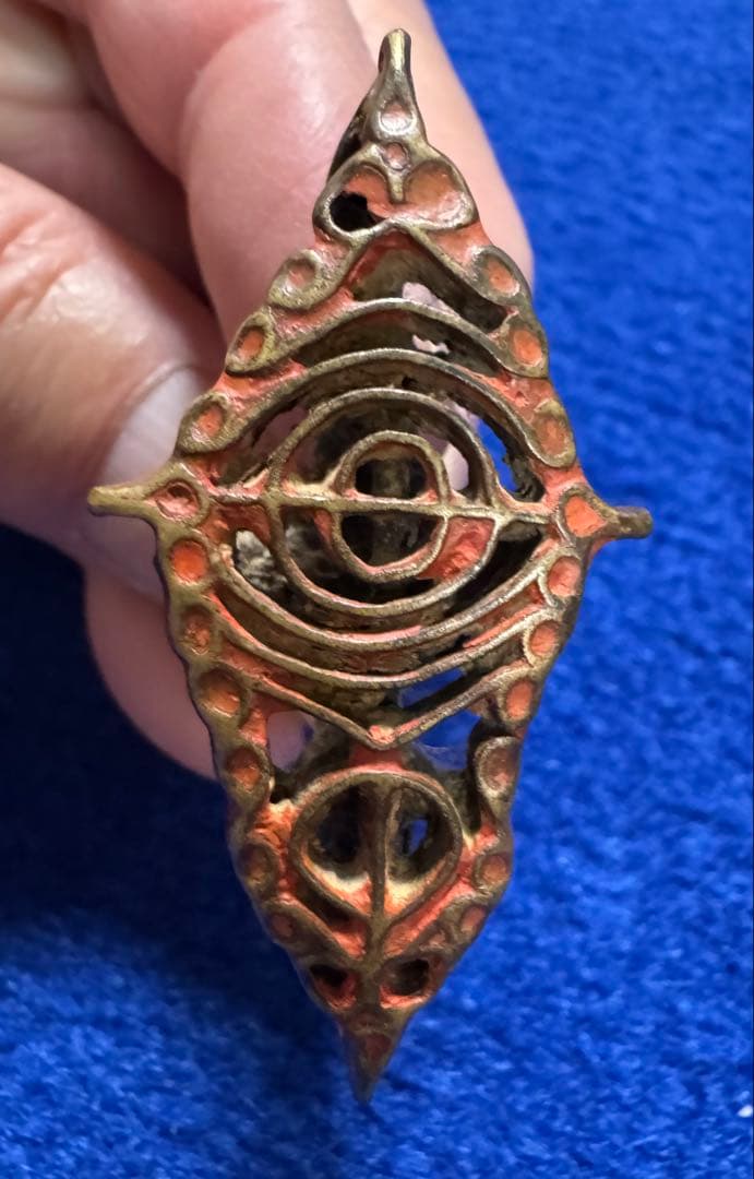 真鍮製シャンク（法螺貝）　印章　法具