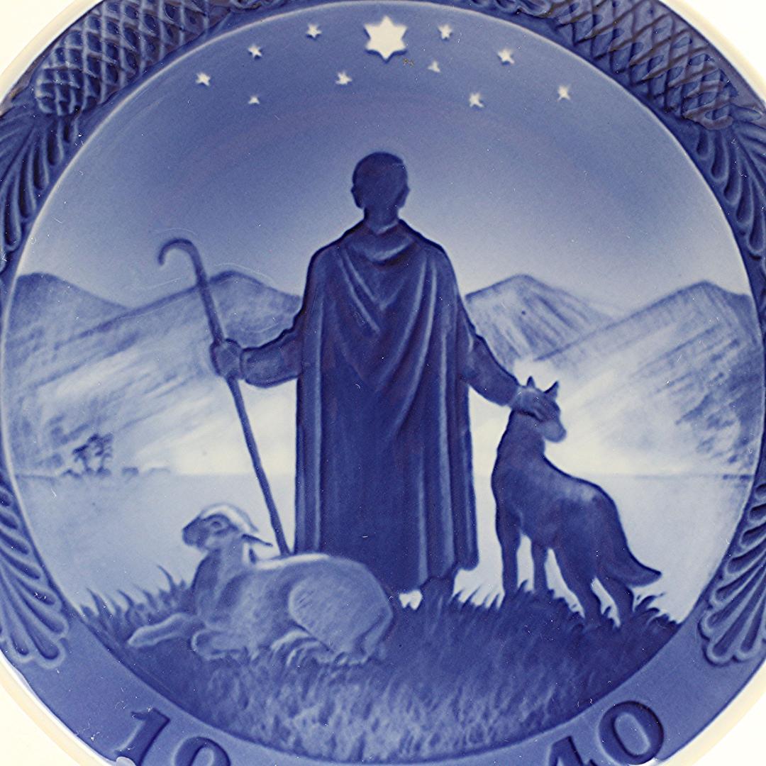 1940年「砂漠の羊飼い」 イヤープレート ロイヤルコペンハーゲン