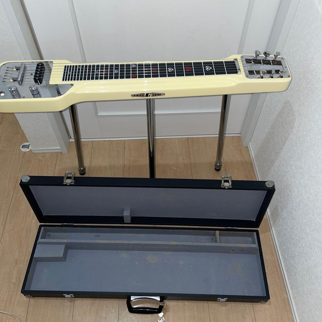 希少！Guyatoneグヤ6弦スチールギター ケース、スタンド付