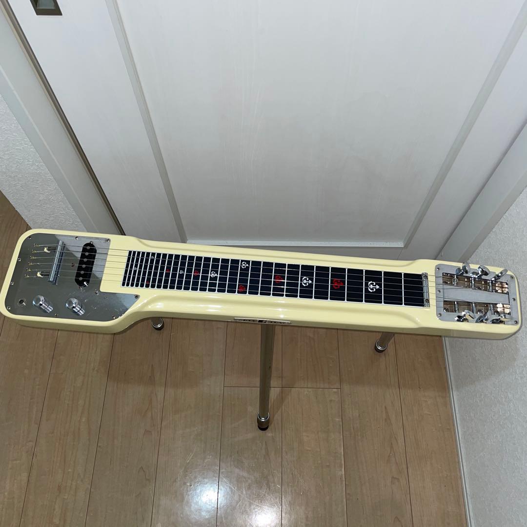 希少！Guyatoneグヤ6弦スチールギター ケース、スタンド付