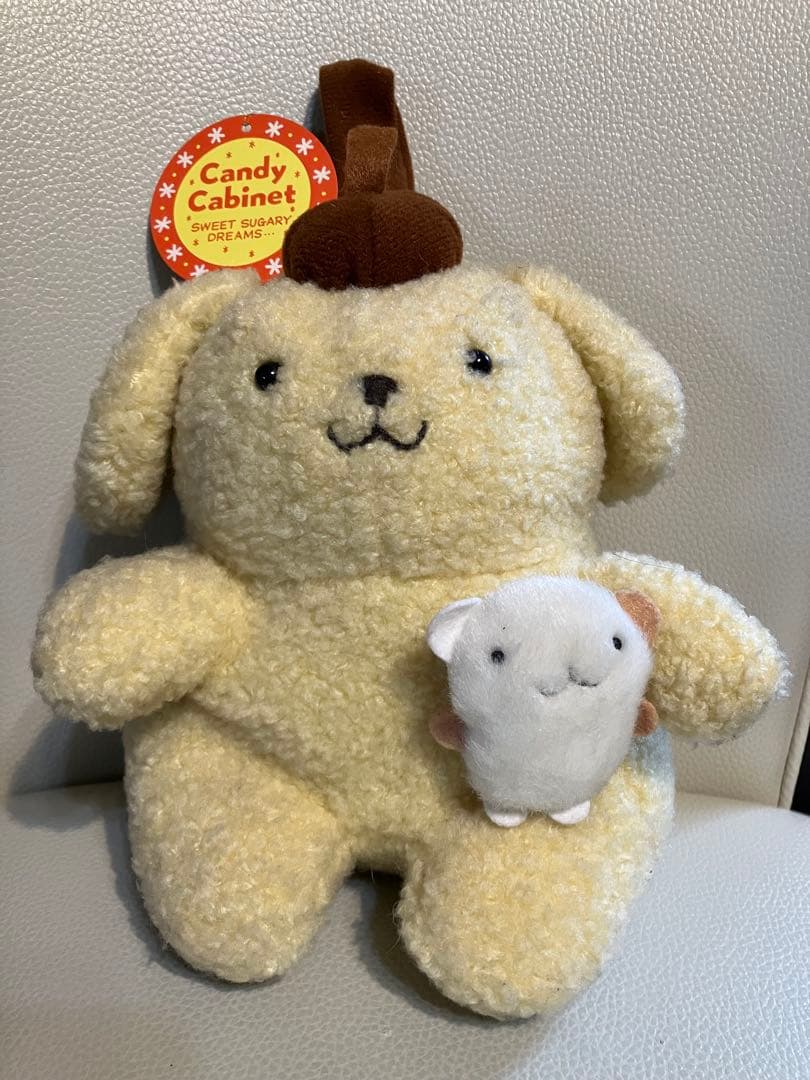 ポムポムプリン　ドールポーチ　ぬいぐるみ　マスコット