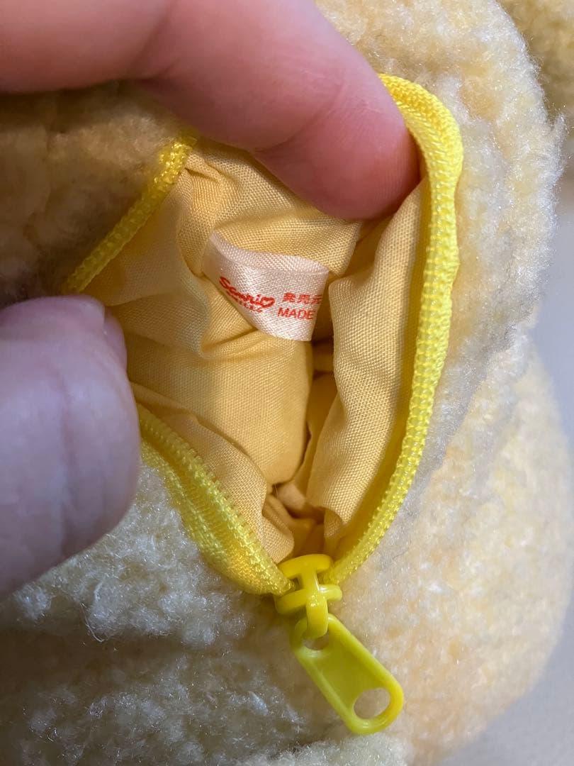 ポムポムプリン　ドールポーチ　ぬいぐるみ　マスコット