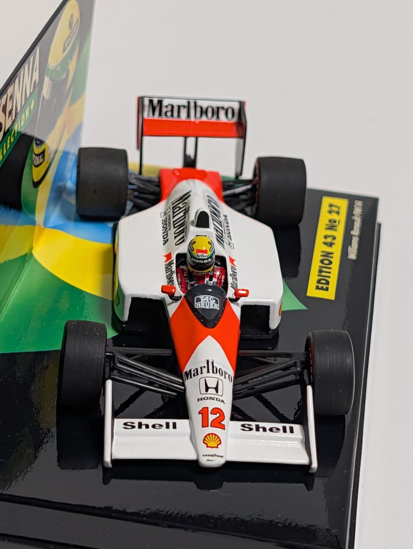 PMA 1/43 マクラーレン MP4/4 No.12 マルボロロゴ仕様台紙違い