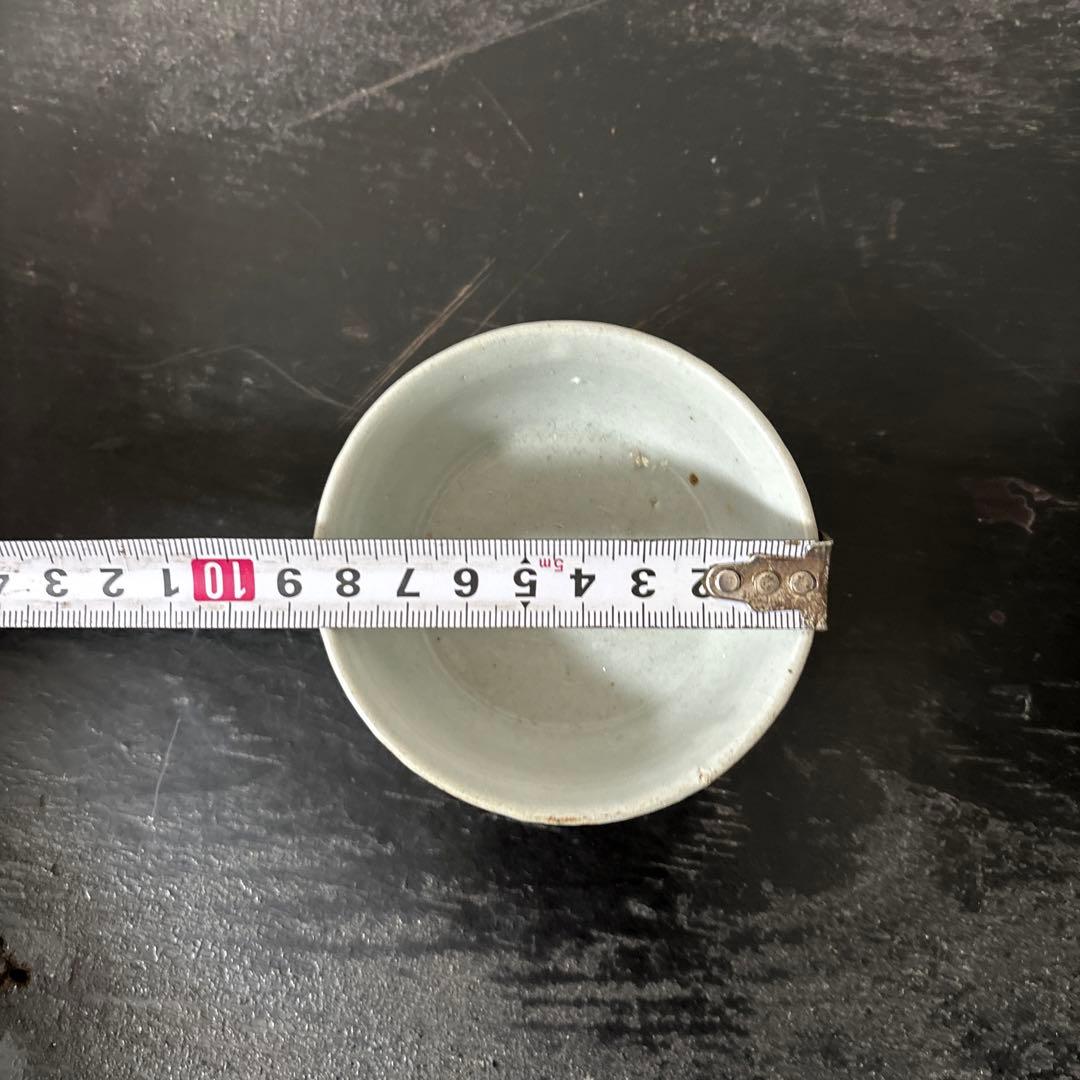 李朝盃　白磁　堅手　ぐい呑み　骨董　アンティーク.古美術.骨董.酒器.韓国骨董.