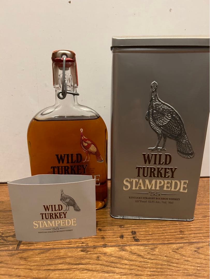 WILD TURKEY STAMPede バーボンウイスキー缶入り