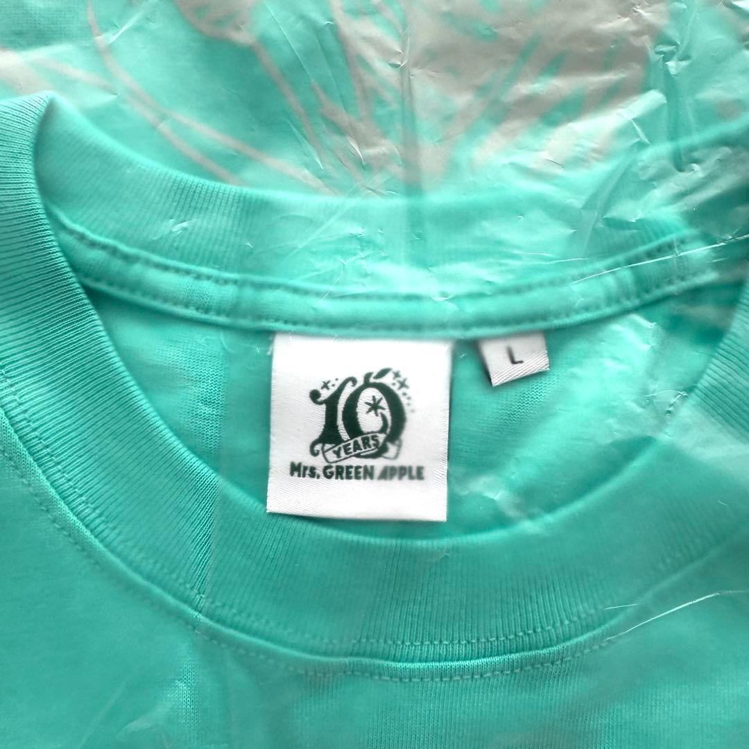 【Mrs. GREEN APPLE】 ミセス フィヨルド あたり Tシャツ L