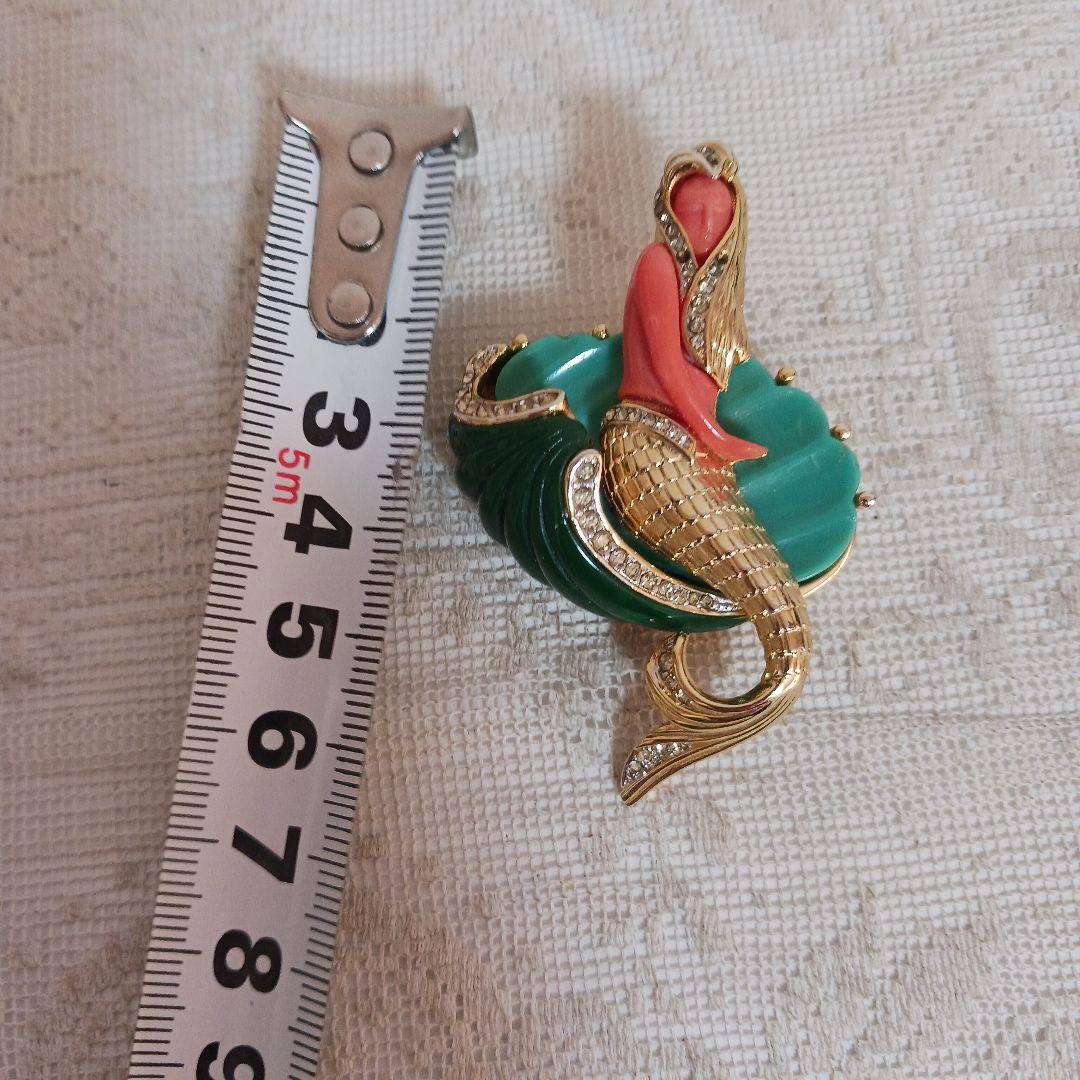 Hattie Carnegie 人魚 ブローチ