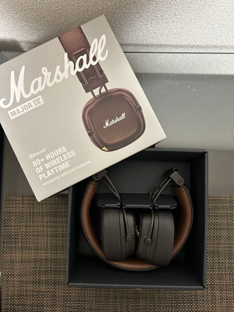 Marshall Major IV ワイヤレスヘッドホン ブラウン