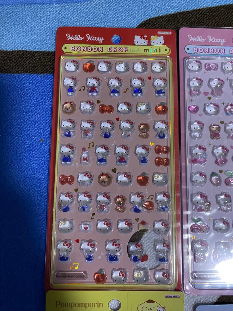 国内正規品 サンリオ ボンボンドロップシールmini 8種セット