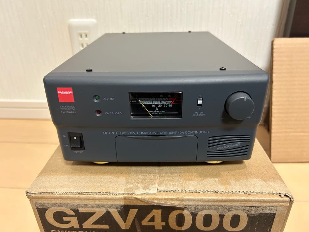 GZV4000 スイッチング電源 40A DC 0-15V