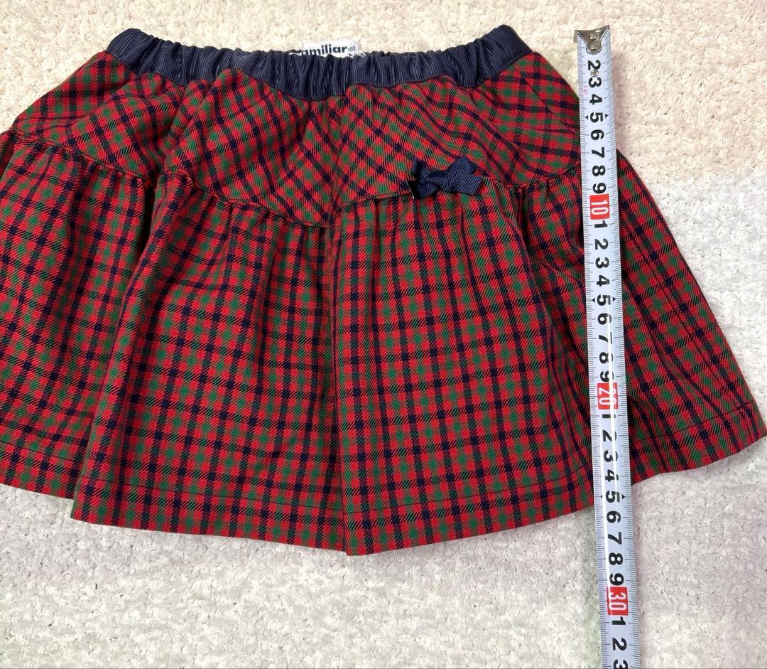 専用！【新品・タグ付】familiar リバーシブルスカート100㎝&ブラウス