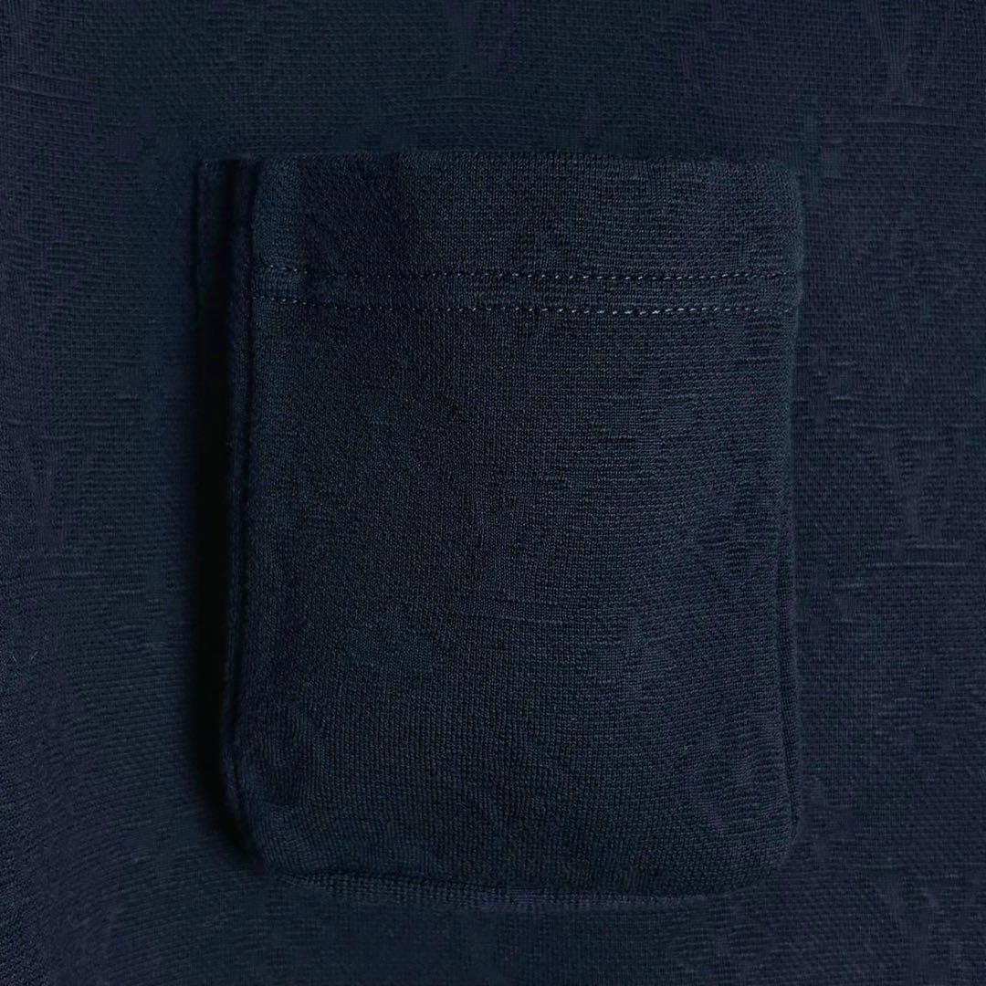 【人気Lサイズ】ルイヴィトン☆モノグラムポケットTシャツ ネイビー 入手困難