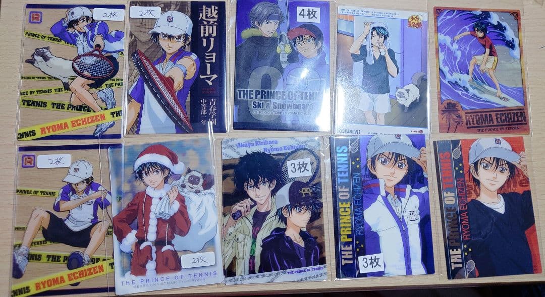 ①テニスの王子様 越前リョーマ カード まとめ売り 計70枚