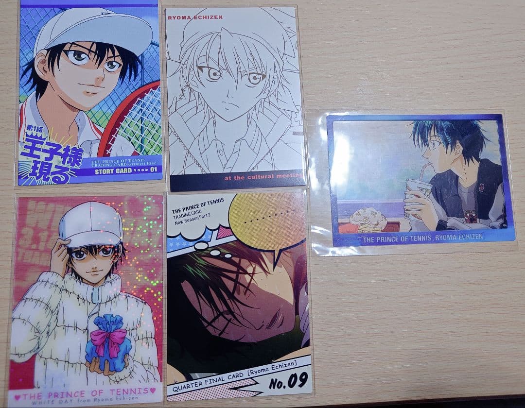 ①テニスの王子様 越前リョーマ カード まとめ売り 計70枚