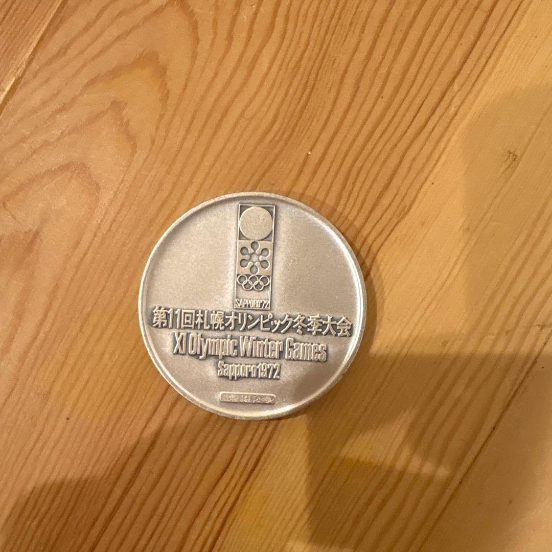 第10回冬季オリンピック記念メダル 銀製