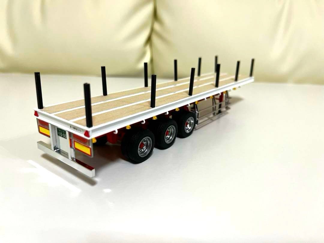 1/50 3軸まな板トレーラー　ケンクラフト　プロフィアSS用　日立　コベルコ