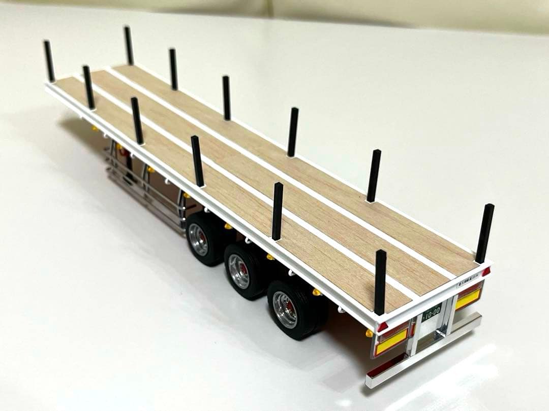 1/50 3軸まな板トレーラー　ケンクラフト　プロフィアSS用　日立　コベルコ