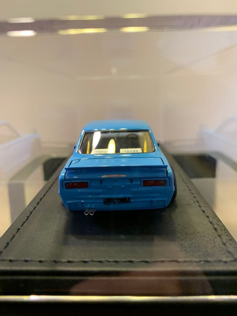 イグニッションモデル　1/43 LBWK ハコスカ ライトブルー　0717