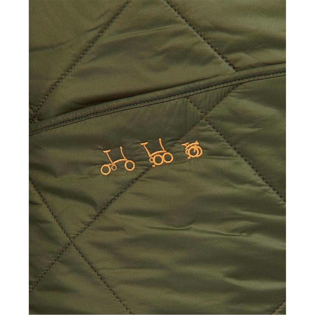 BARBOUR X BROMPTON リバーシブル QUILTED JACKET