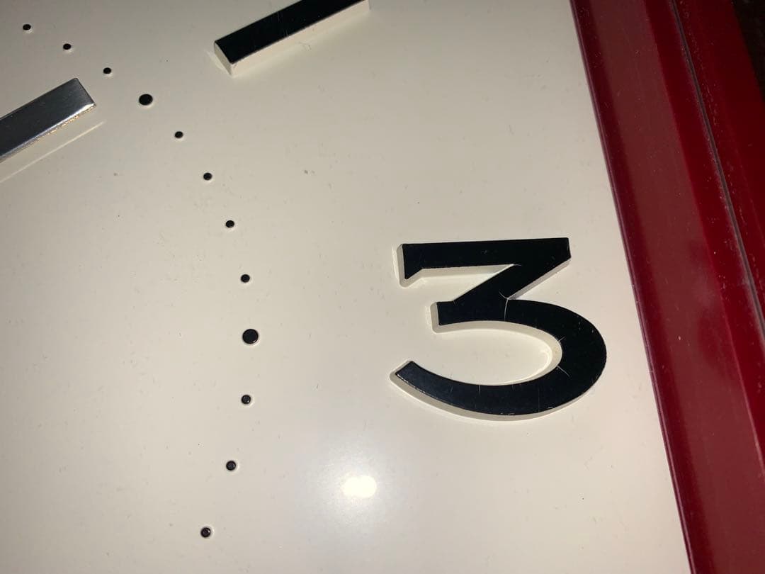 昭和レトロ　動作品　セイコー　カレンダー付　掛時計　スペースエイジ　レトロポップ