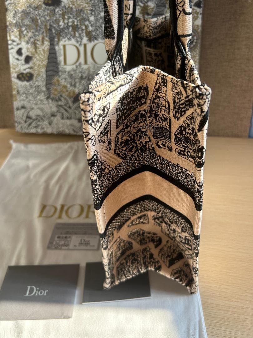 地図柄キャンバスハンドバッグ