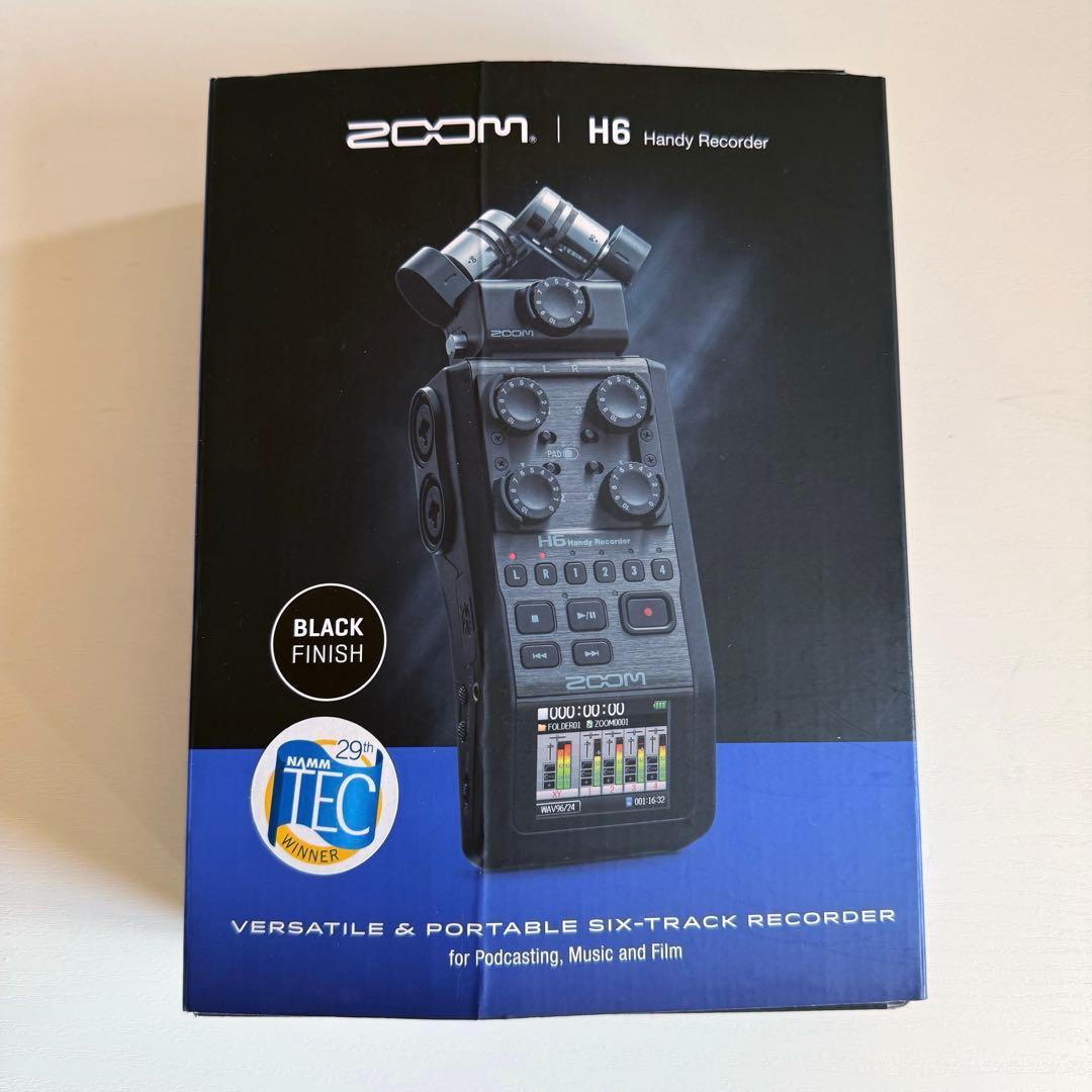 ZOOM ( ズーム ) / H6 Black　ハンディレコーダー
