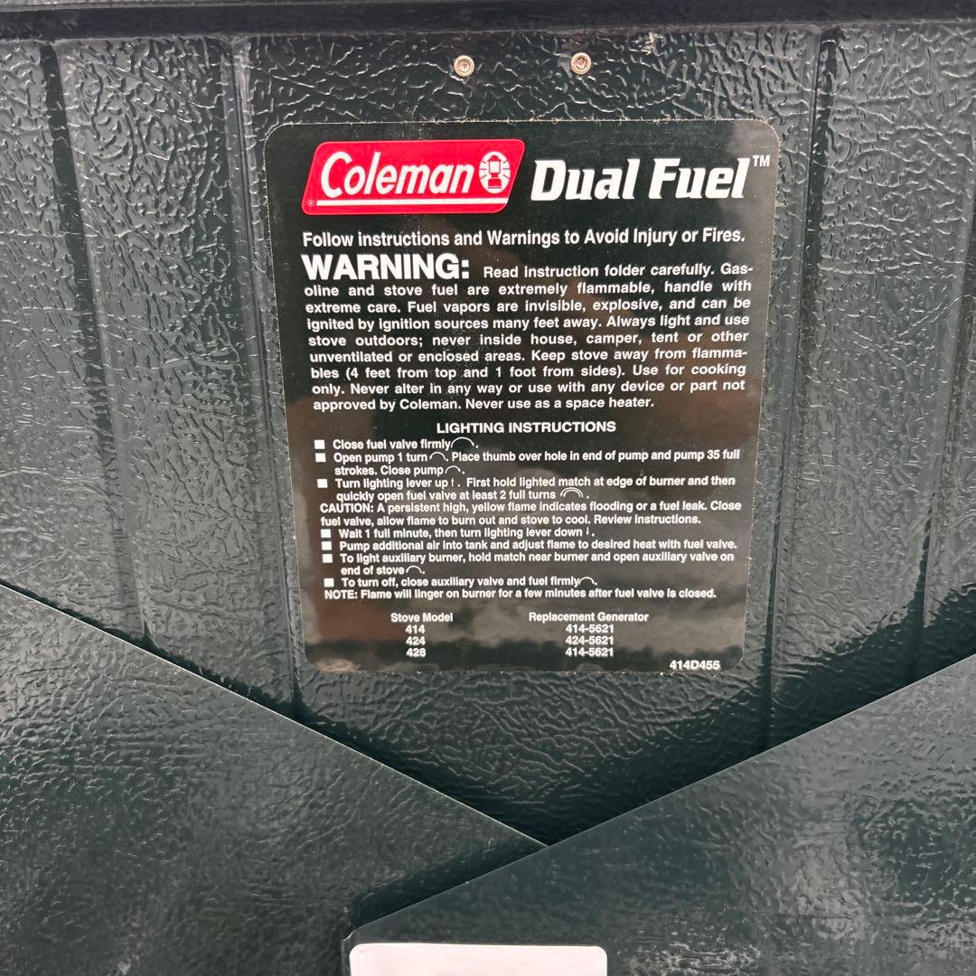 Coleman デュアル燃料 ツーバーナーコンロ 414