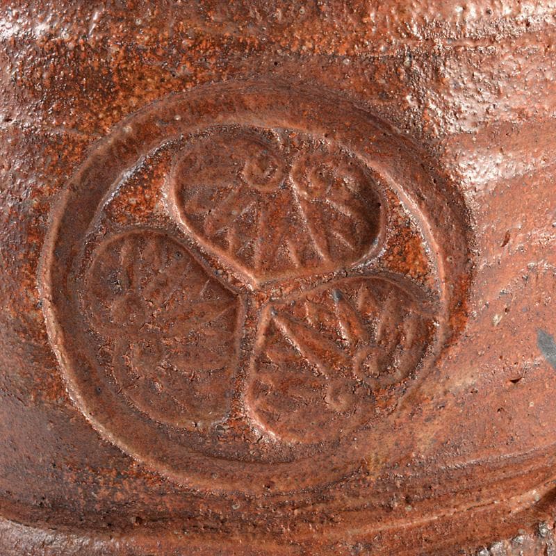 美濃焼　美濃古窯　江戸時代中期　水指　徳川美術館　菊田清年識箱　M　R5537C