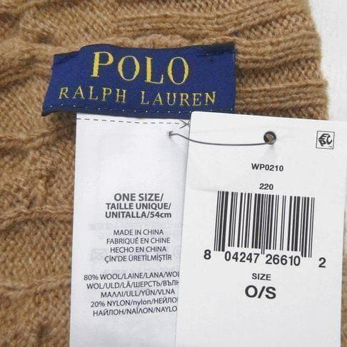 ポロ ラルフローレン ポロベア ビーニー ニットキャップ ニット帽 ベージュ