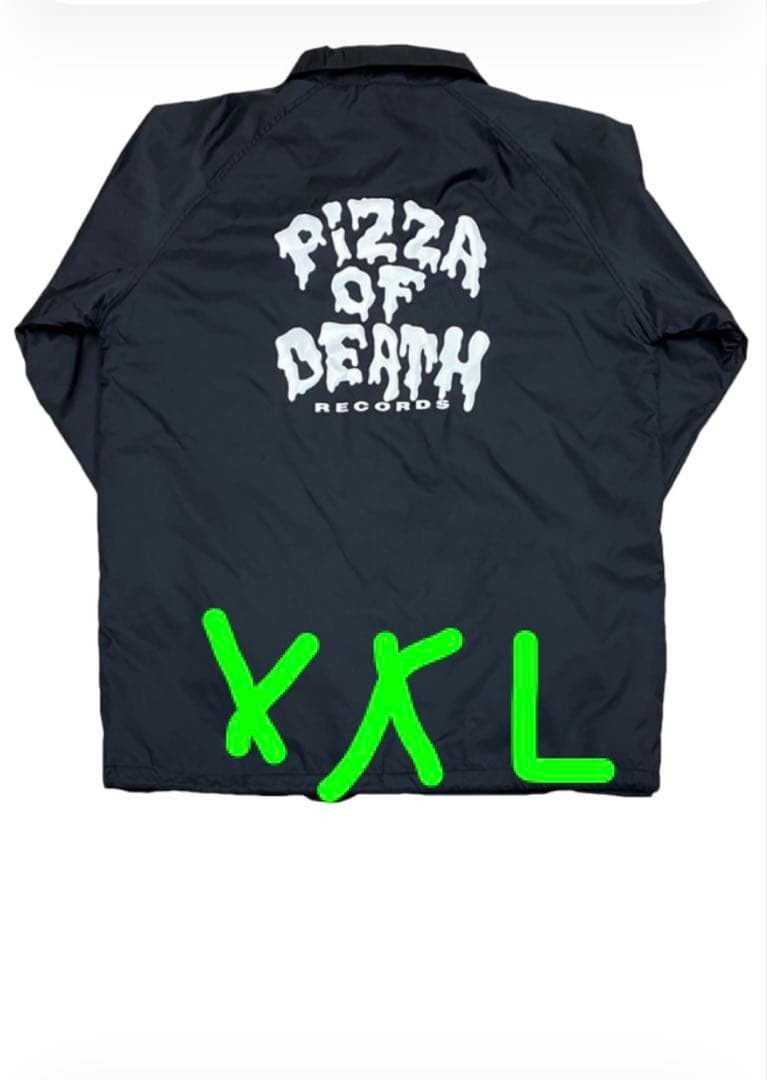 Pizza of Death Records コーチジャケット ブラック XXL
