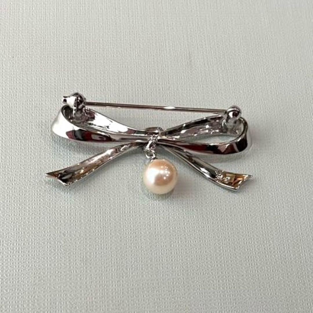 ミキモト　スイング　パールブローチ