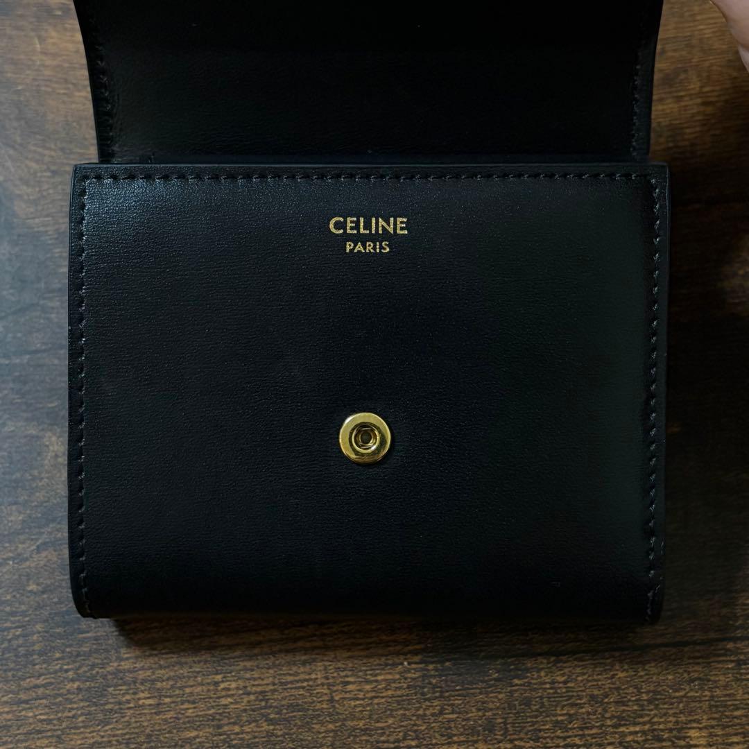 celine スモール　フラップウォレット　トリオンフ