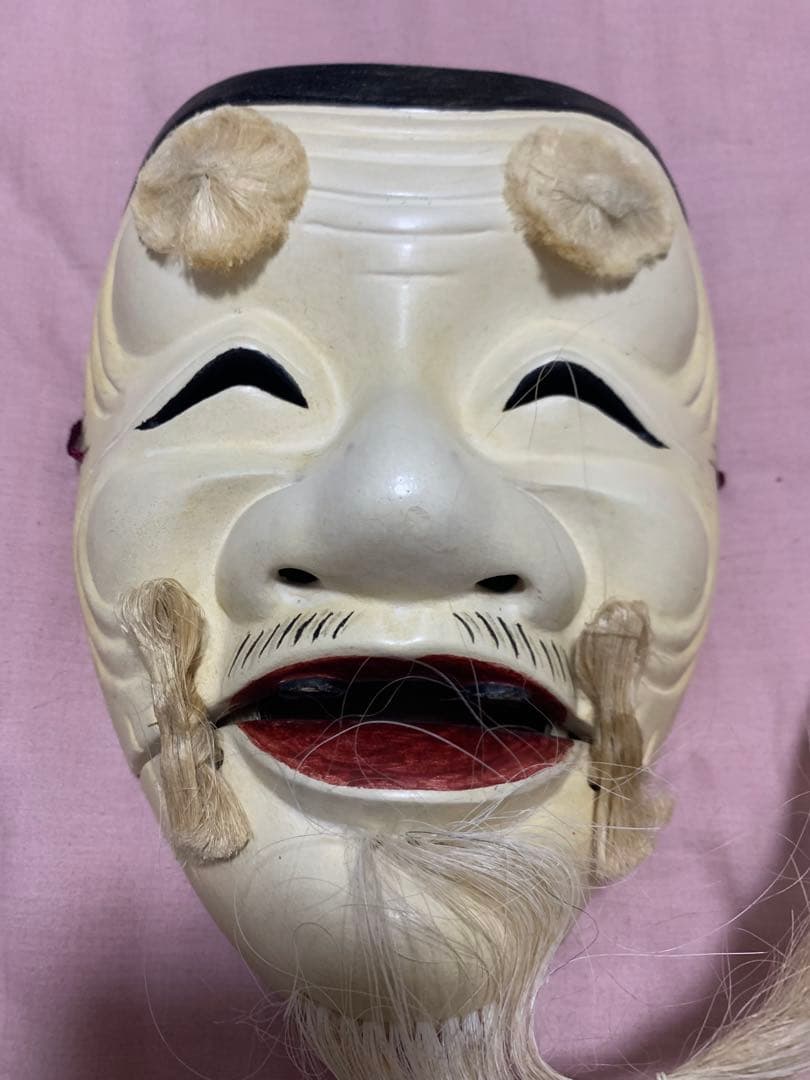 能面／翁系／白色尉