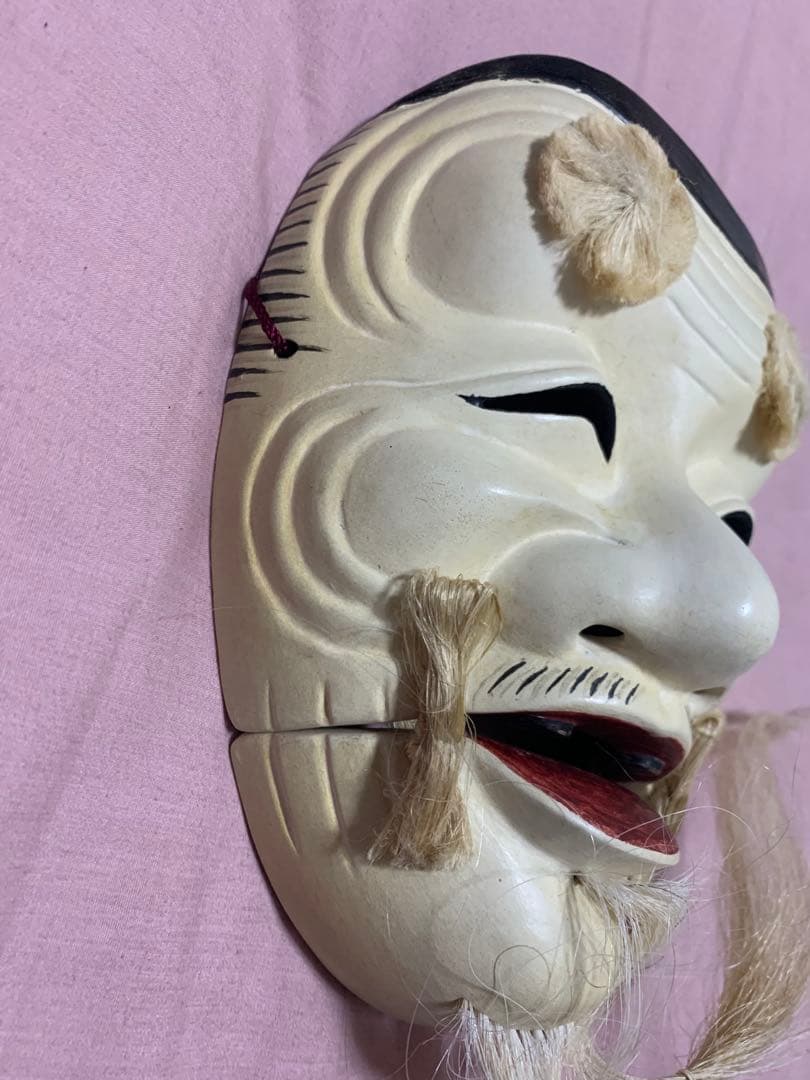 能面／翁系／白色尉