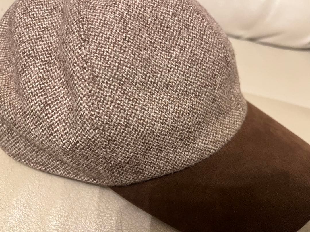 CRAMBESツイードパネルキャップ