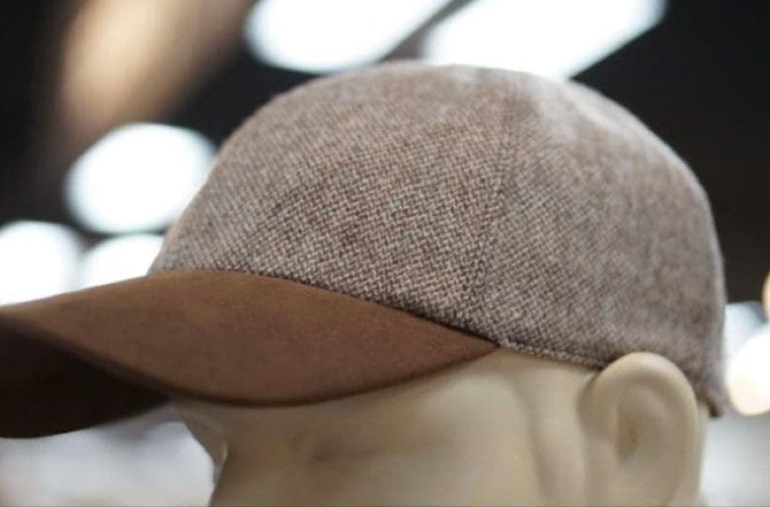 CRAMBESツイードパネルキャップ