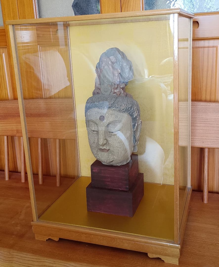 木造　仏頭 観音菩薩　仏像