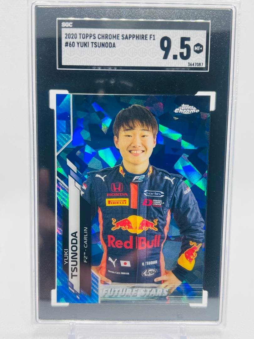 2020 Topps Chrome Sapphire SGC9.5 RC角田裕毅