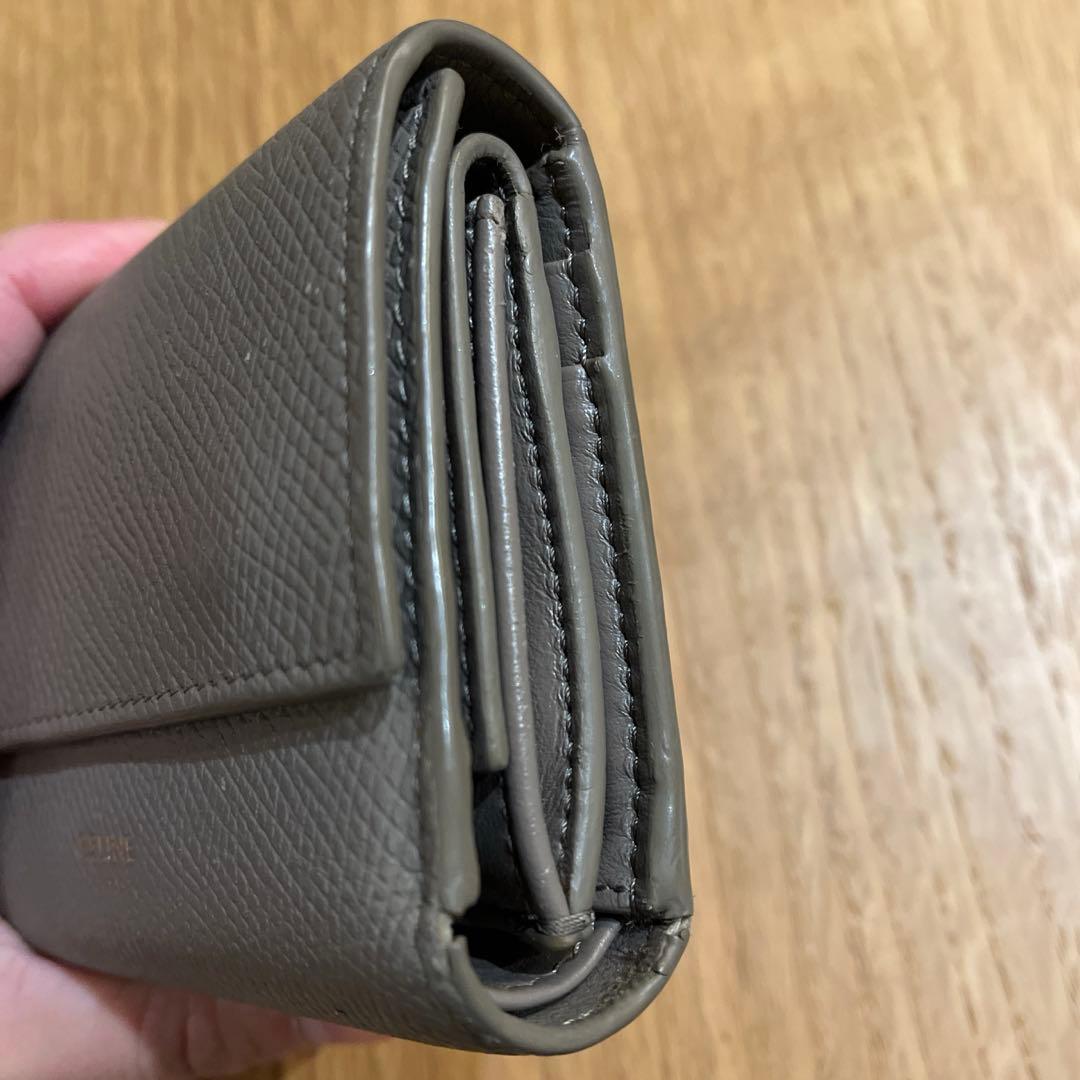 CELINE ミニ財布　スモールトリフォールド　三つ折り　刻印