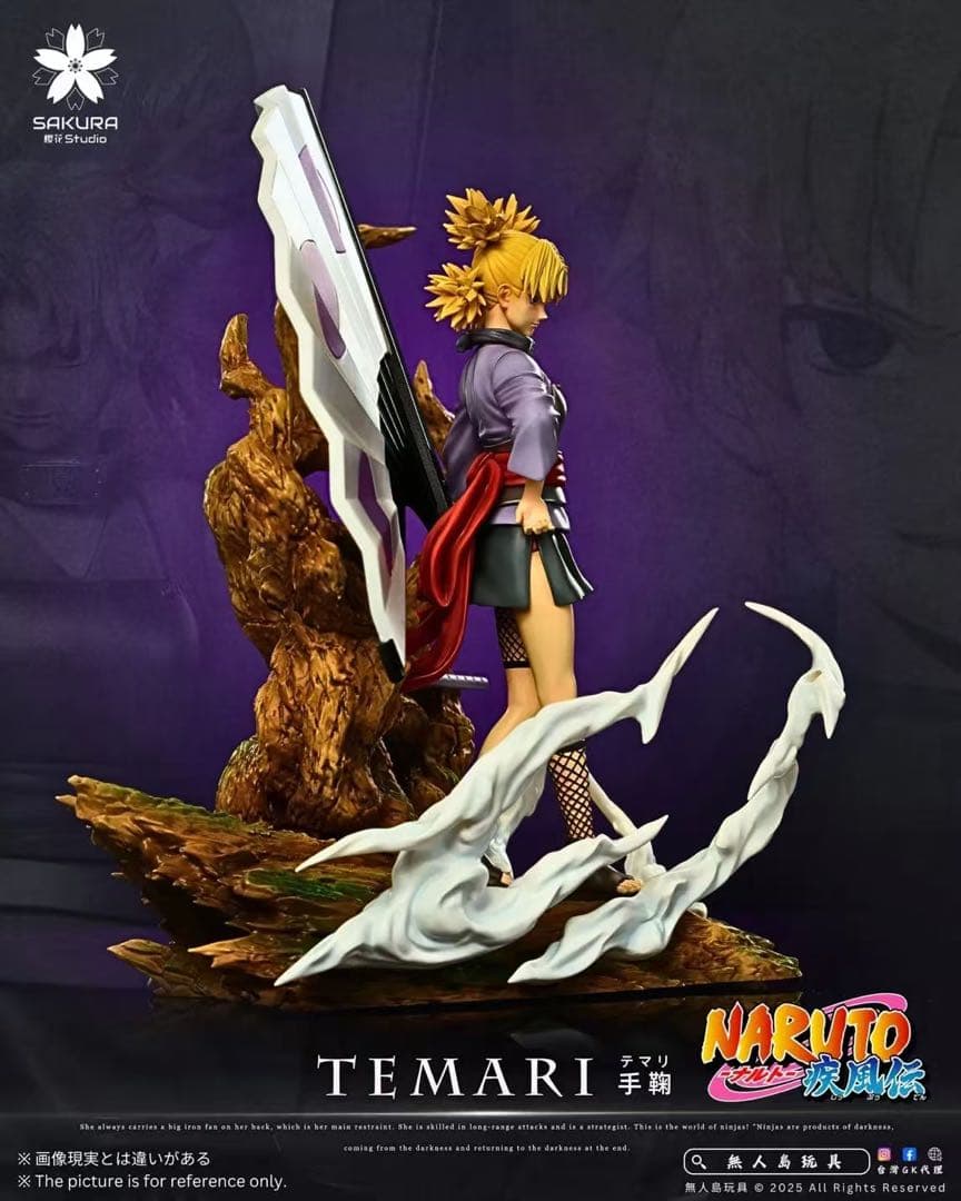 ナルト 奈良テマリ ガレージキット ガレキ スタチュー⑦