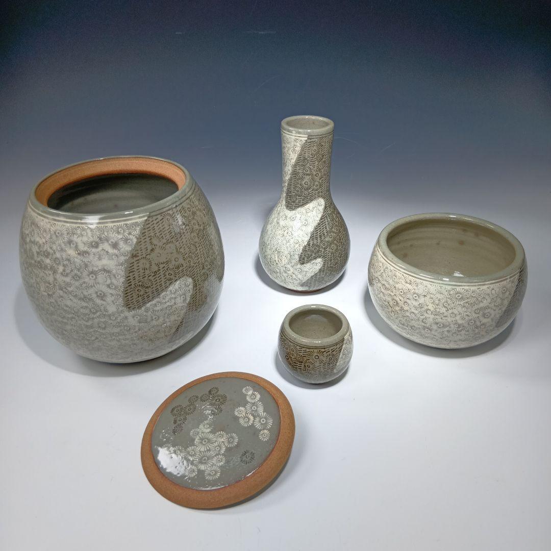 茶道具　皆具一式　韓国　趙誠主(チョウセイシュ)作