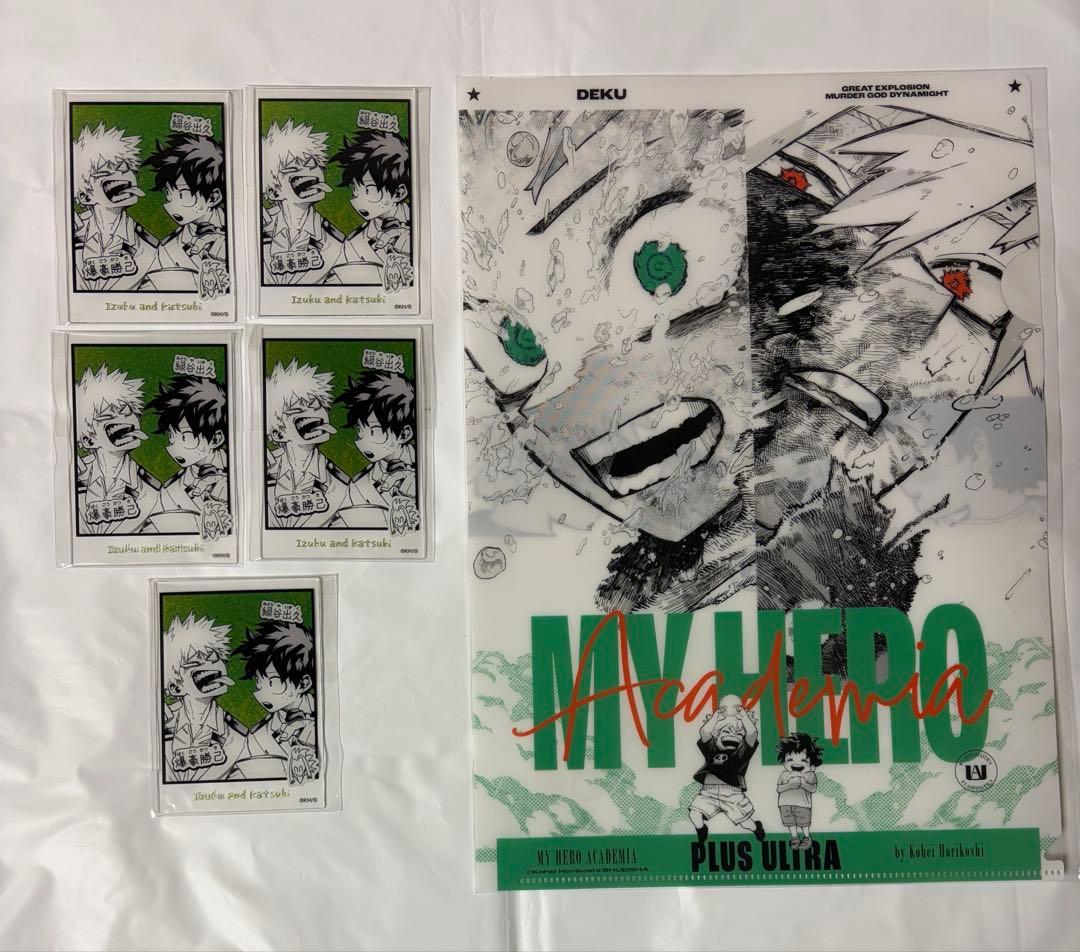 ヒロアカ クリアカード クリアファイル ジャンプフェスタ